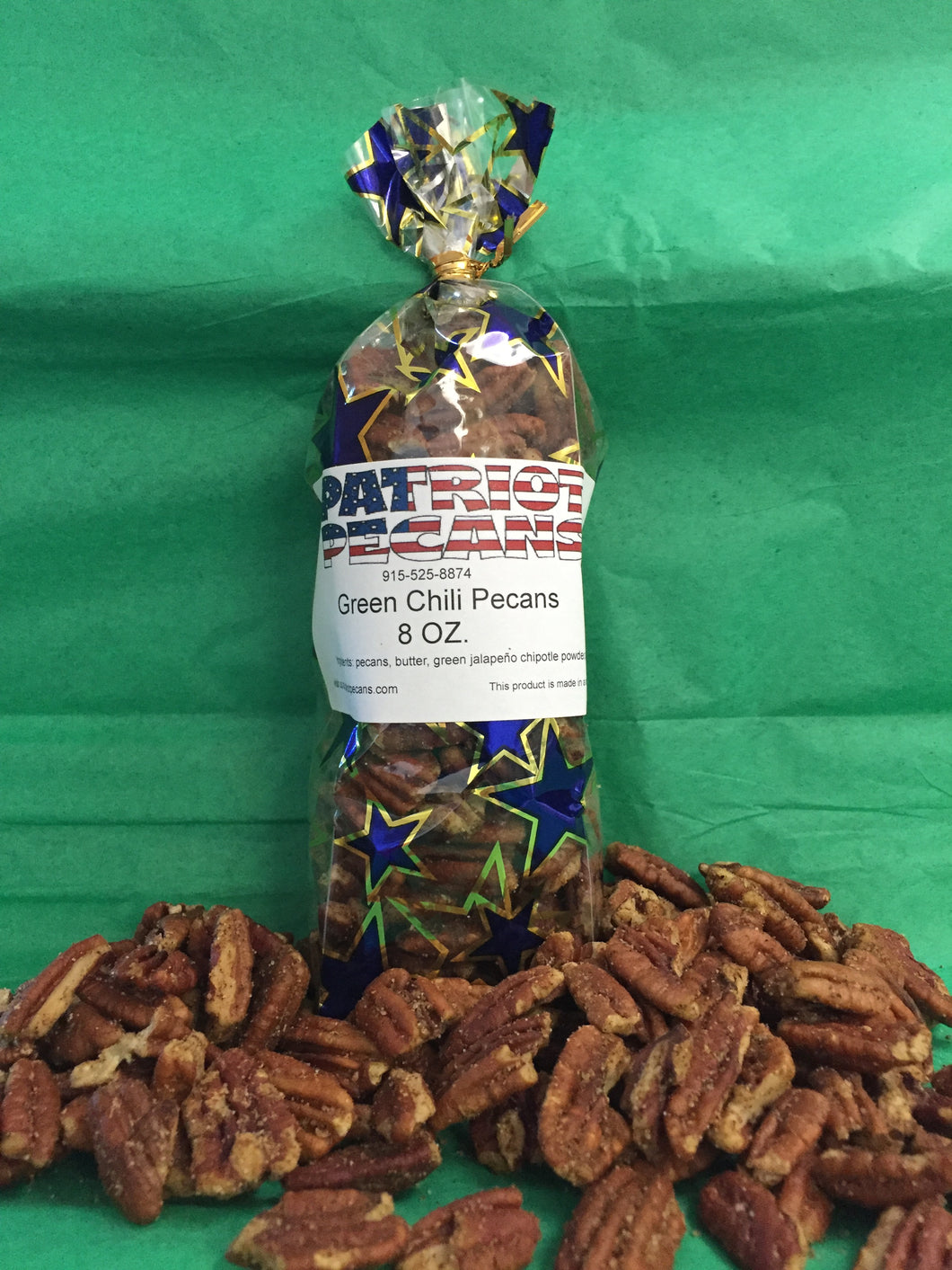 Green Chile Pecans